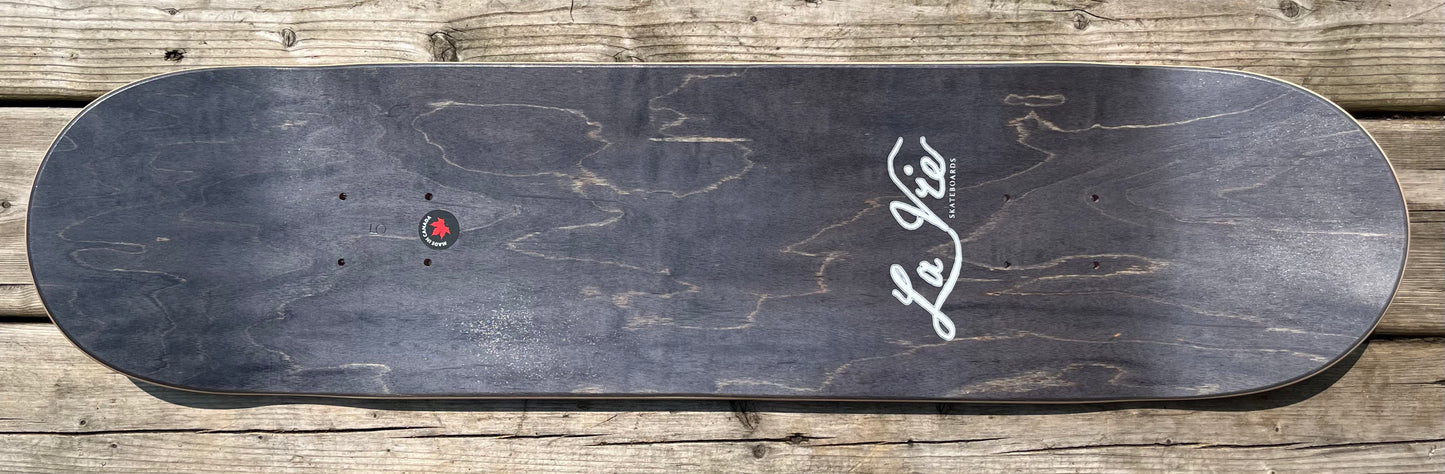 La Vie Script skateboard (black)